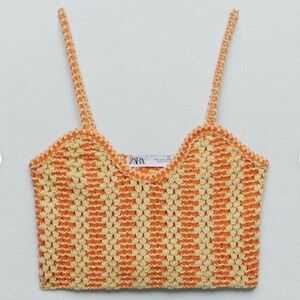 Zara Crochet Crop Top